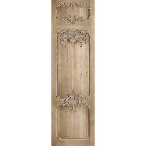 Louis XV sanded oak panel