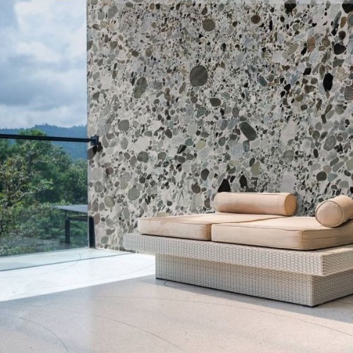 Blanco Marinace marble panoramic outdoor decor
